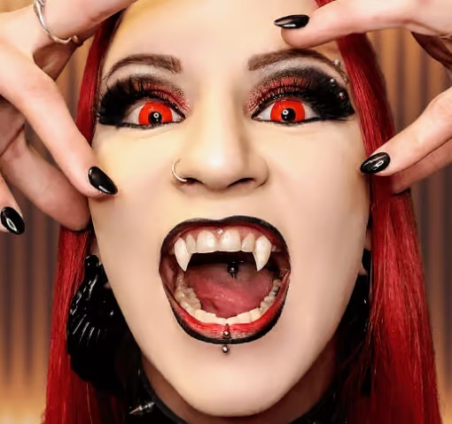 Halloween Red Vampire Contact Lenses – Gothika - Image 2