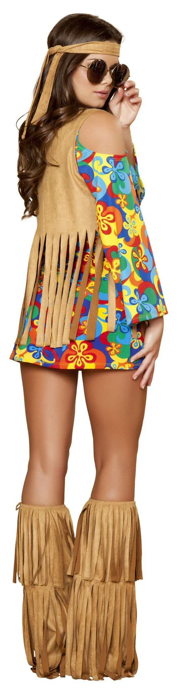 3pc Hippie Hottie Costume - Image 2