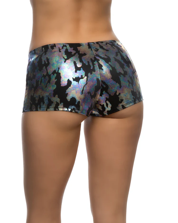 6633 - 1pc Low Rise Iridescent Camouflage Shorts - Image 2