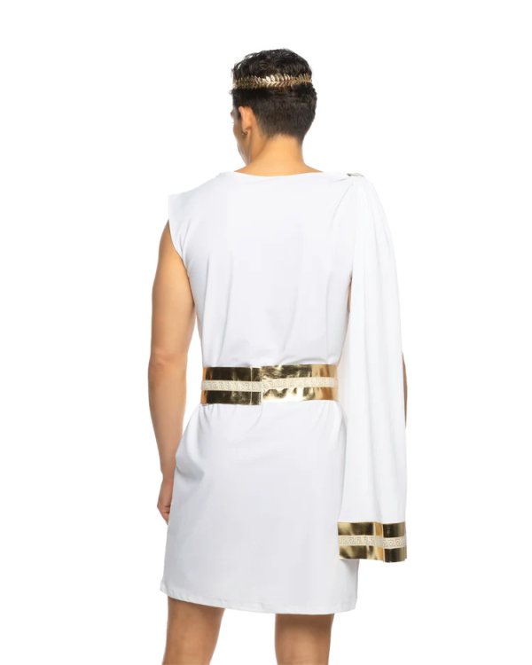 6636 - 2pc Gilded Greek God - Image 2