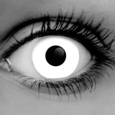 White Zombie Halloween Contact Lenses – Gothika