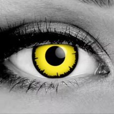 Angelic Yellow Halloween Contact Lenses – Gothika