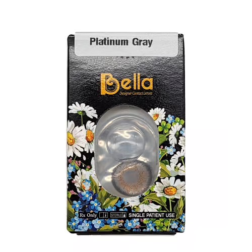 Platinum Gray Colored Contacts – Bella Contact Lenses - Image 3