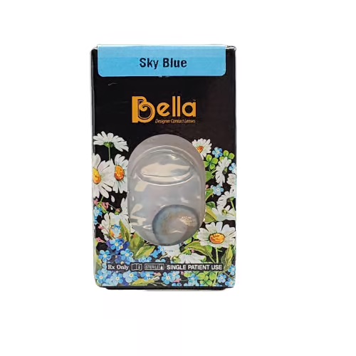Sky Blue Colored Contacts – Bella Contact Lenses - Image 3