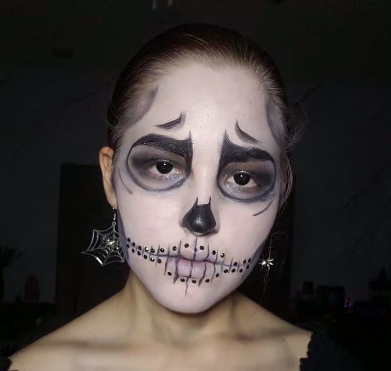Halloween Blackout Contact Lenses – Gothika - Image 3