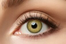 Chic Honey Colored Contacts