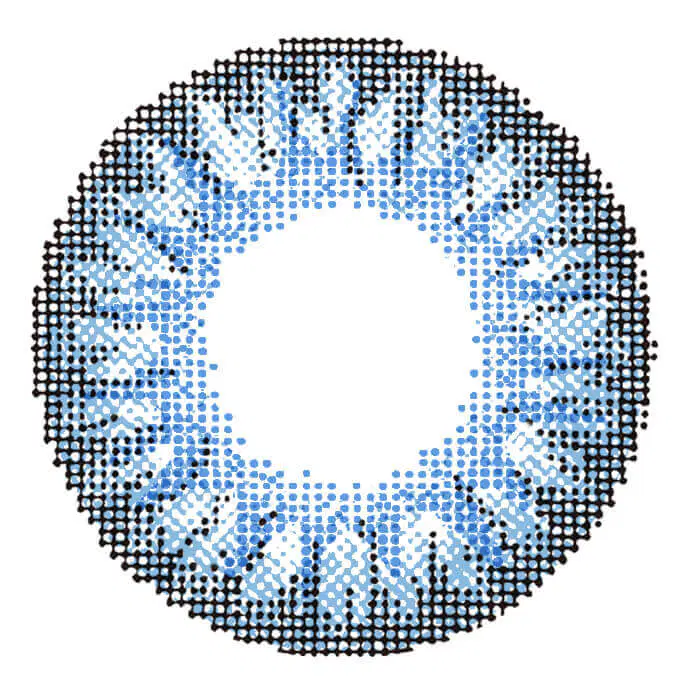 Chic Brilliant Blue Colored Contacts - Image 2