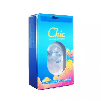 Chic Blue Colored Contacts - Image 3