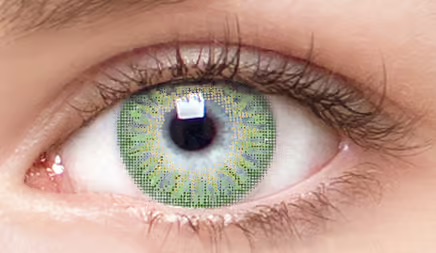 Chic Green Colored Contacts