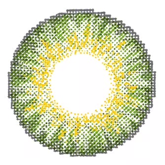 Chic Green Colored Contacts - Image 2