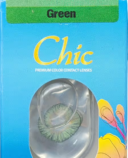 Chic Green Colored Contacts - Image 3