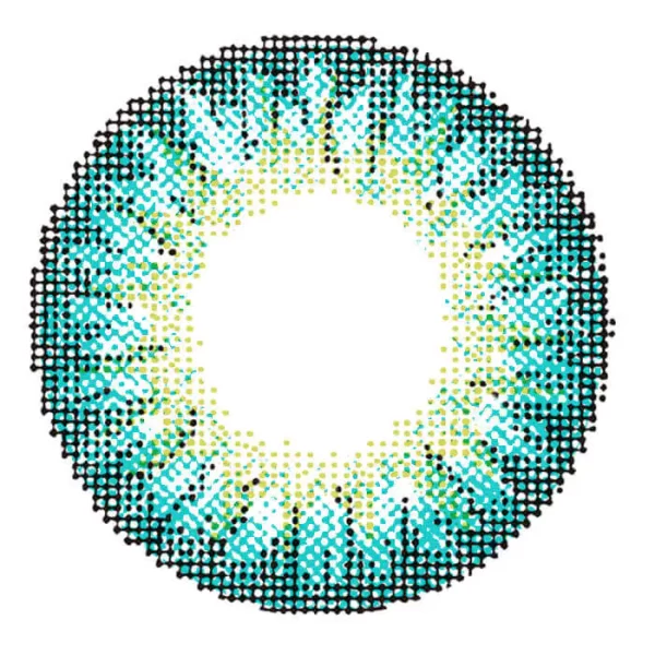 Chic Turquoise Colored Contacts - Image 3