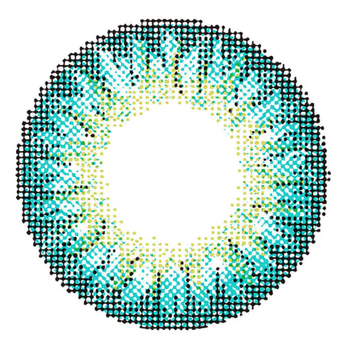 Chic Turquoise Colored Contacts - Image 3