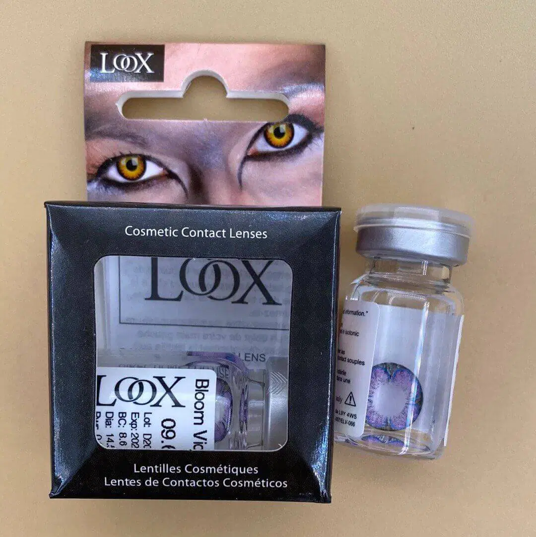Bloom Violet Lenses – LOOX - Image 3