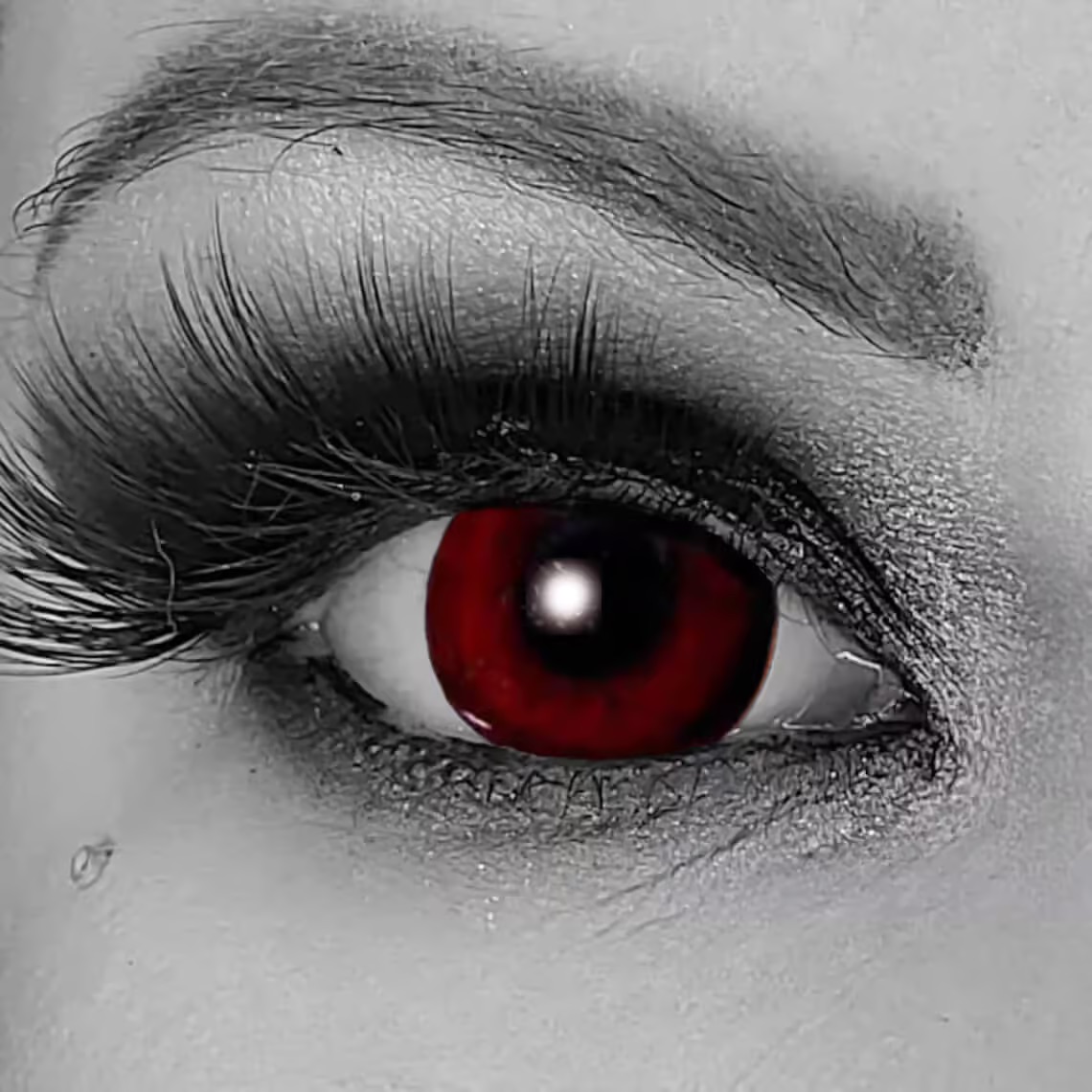 Blood Red Halloween Contact Lenses – Gothika - Image 2
