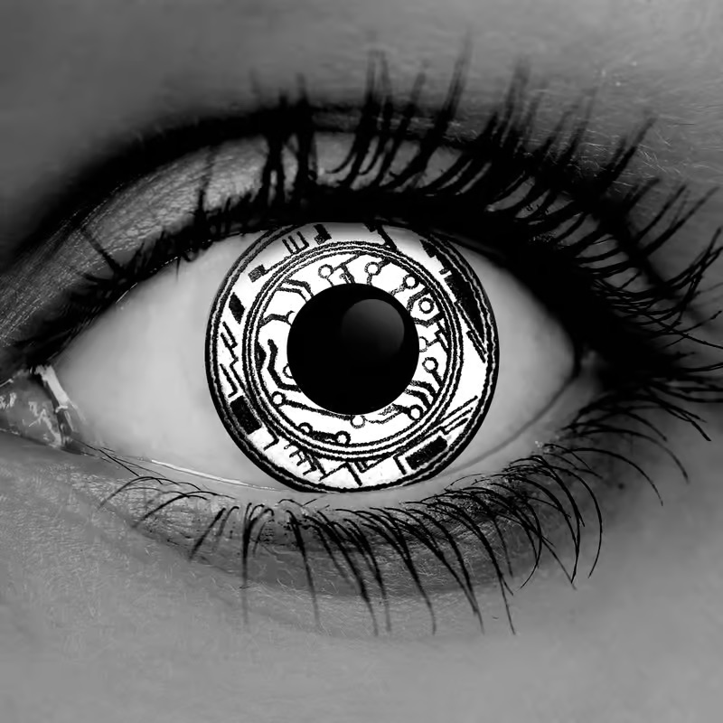 Cyborg Contact Lenses Robot – Gothika