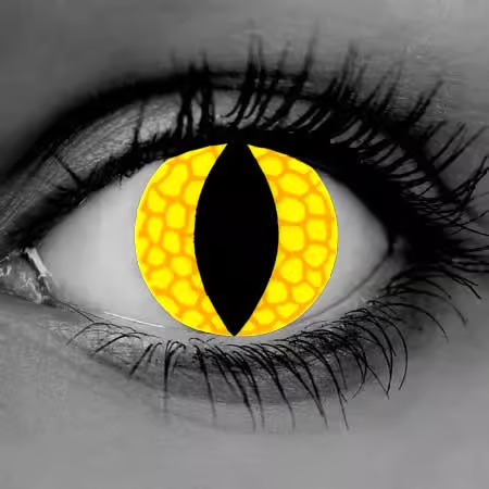 Yellow Reptile Lenses – Gothika