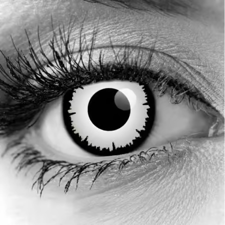 Angelic White Halloween Contacts – Gothika